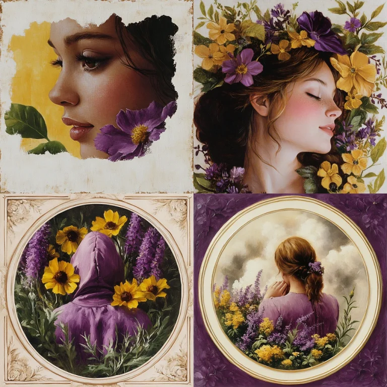 Romantic Painterly Portraiture Baroque Illustration Midjourney style sref code