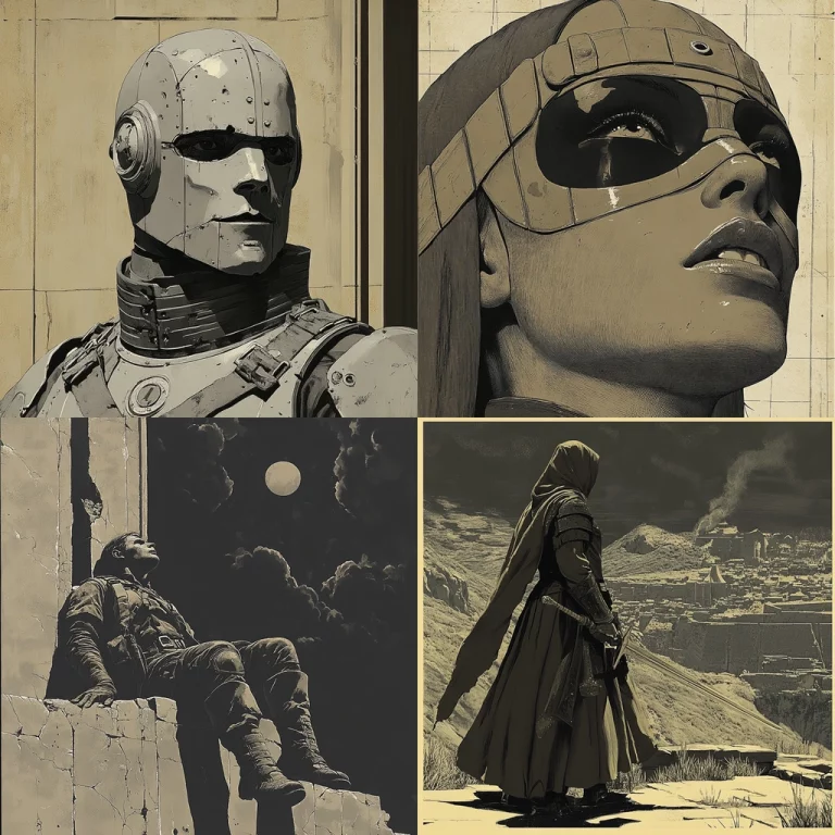 Muted Color Industrial Realism - Midjourney style sref code