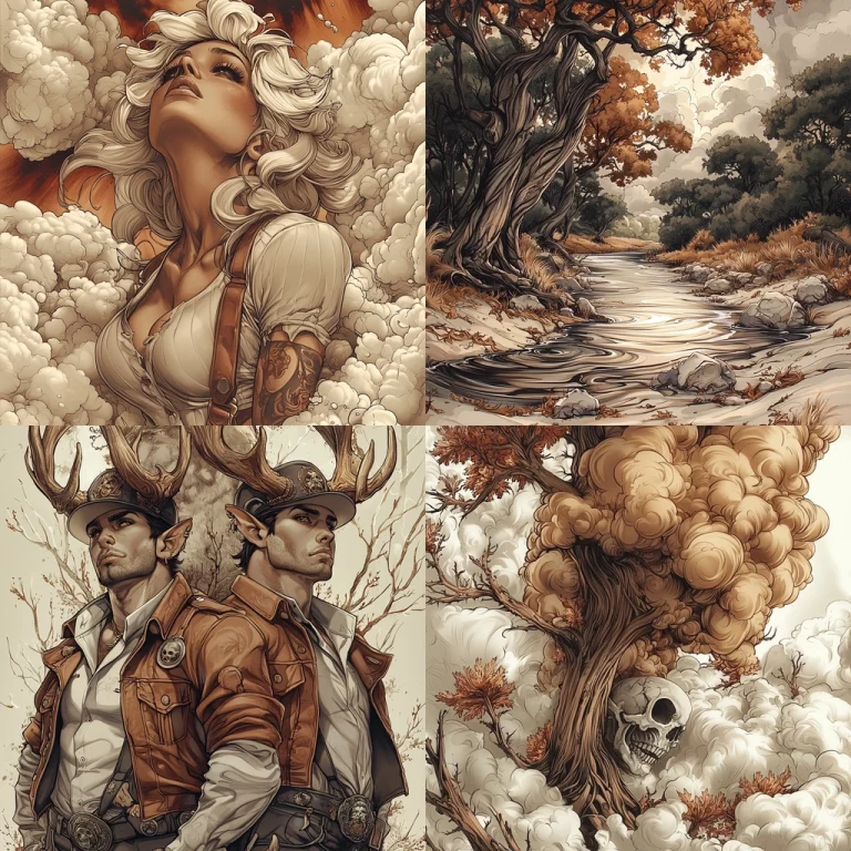 Rustic Textured Warm Palette - Midjourney style sref code