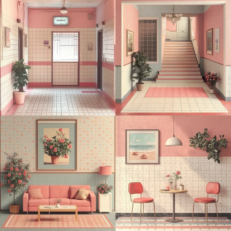 Vintage Pastel Interiors - Midjourney style sref code 