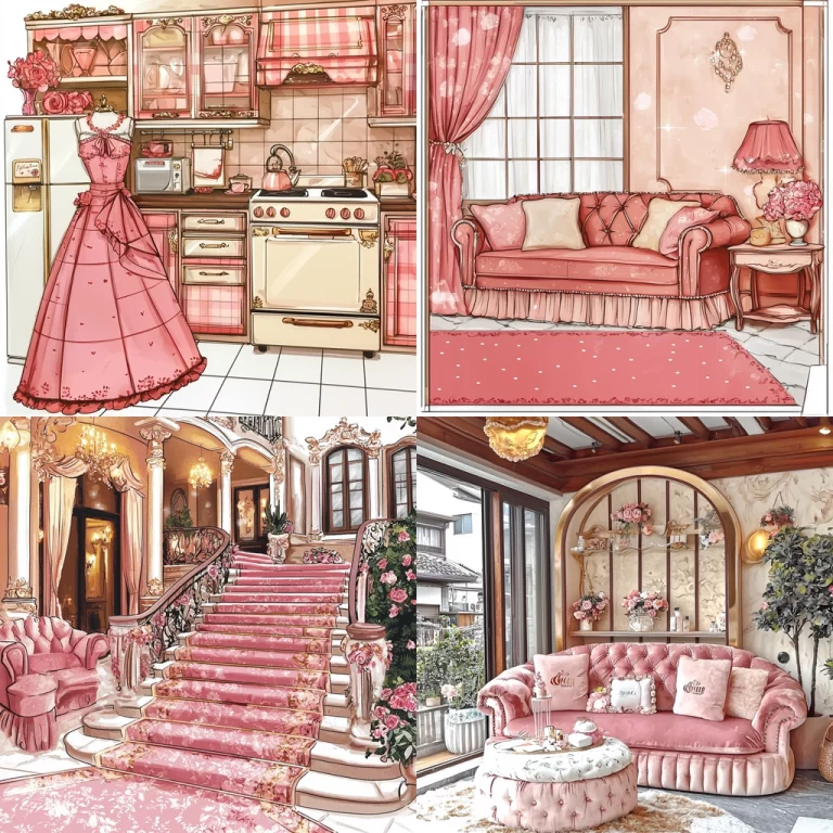 Pastel Vintage Interiors - Midjourney style sref code