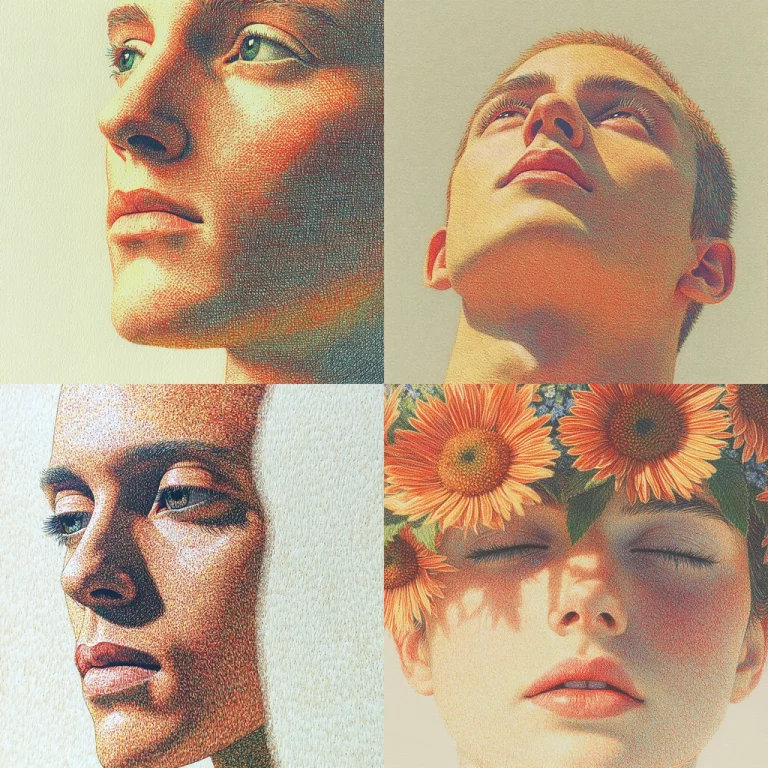 Textured Warm Modern Aesthetics - Midjourney style sref code