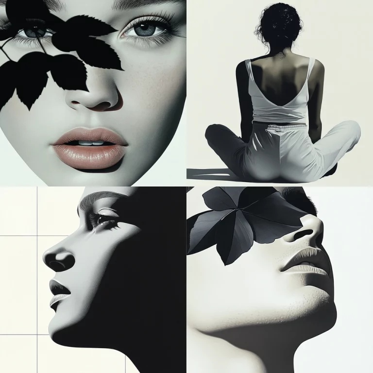 Monochrome Light and Shadow - Midjourney style sref code