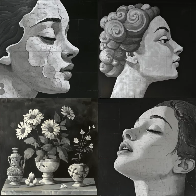 Monochrome Realism with Soft Textures - Midjourney style sref code