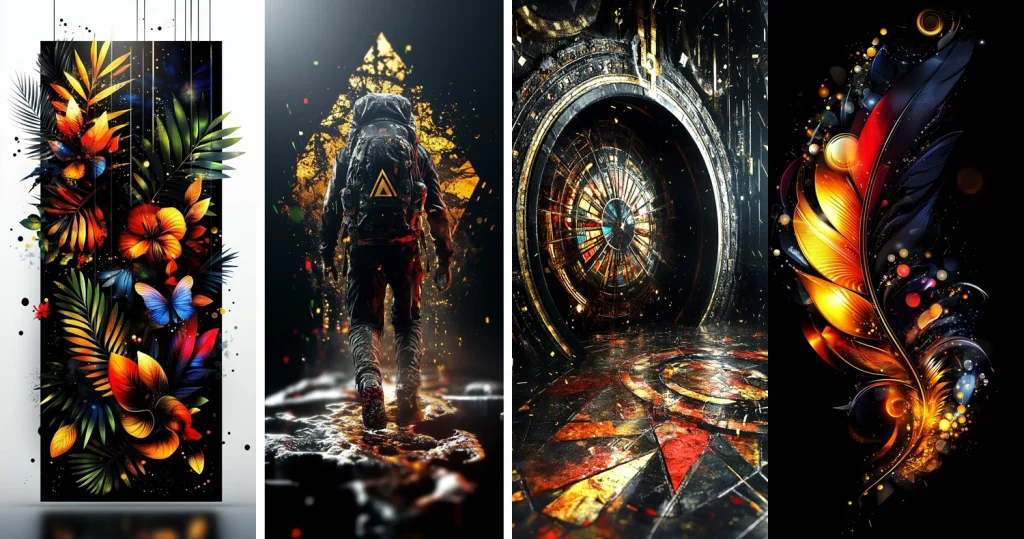 Vibrant Dark Contrast - Midjourney style sref code