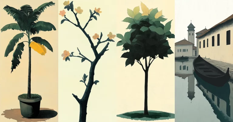 Contrasting Minimalistic Naturalism - Midjourney style sref code