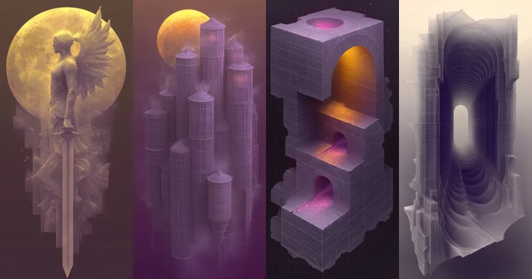 Ethereal Lighting and Structured Forms - Midjourney style sref code