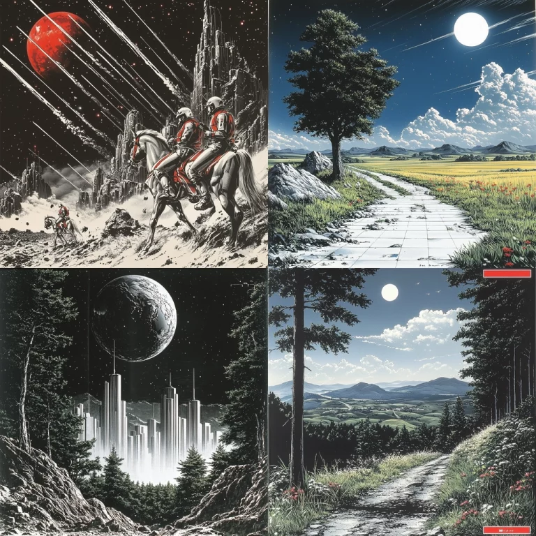 High Contrast Naturalistic - Midjourney style sref code