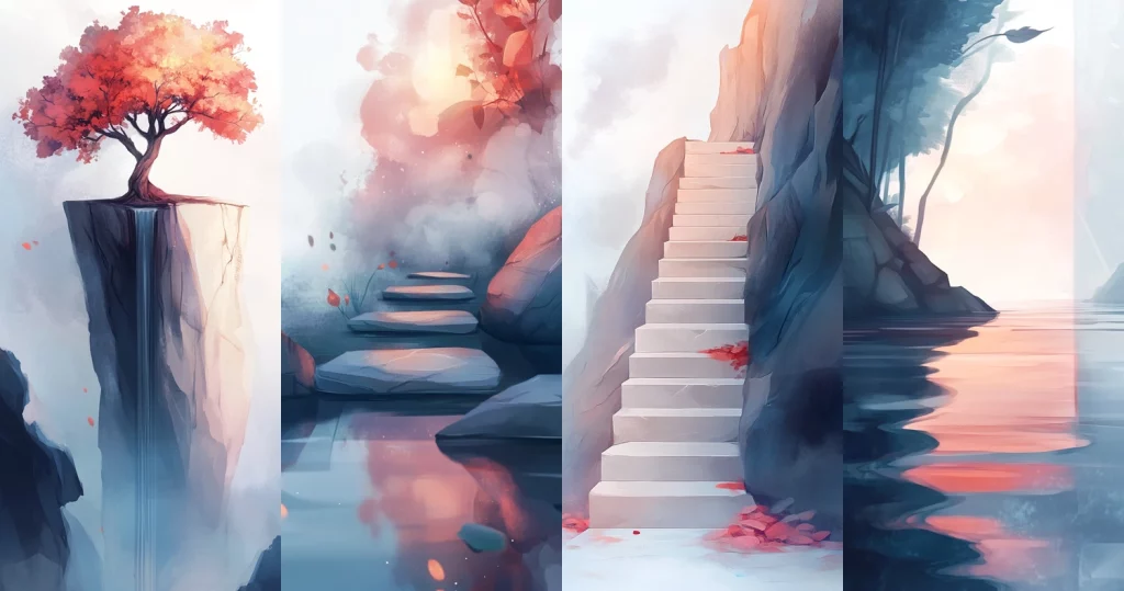 Warm Pastel Serenity - Midjourney style sref code