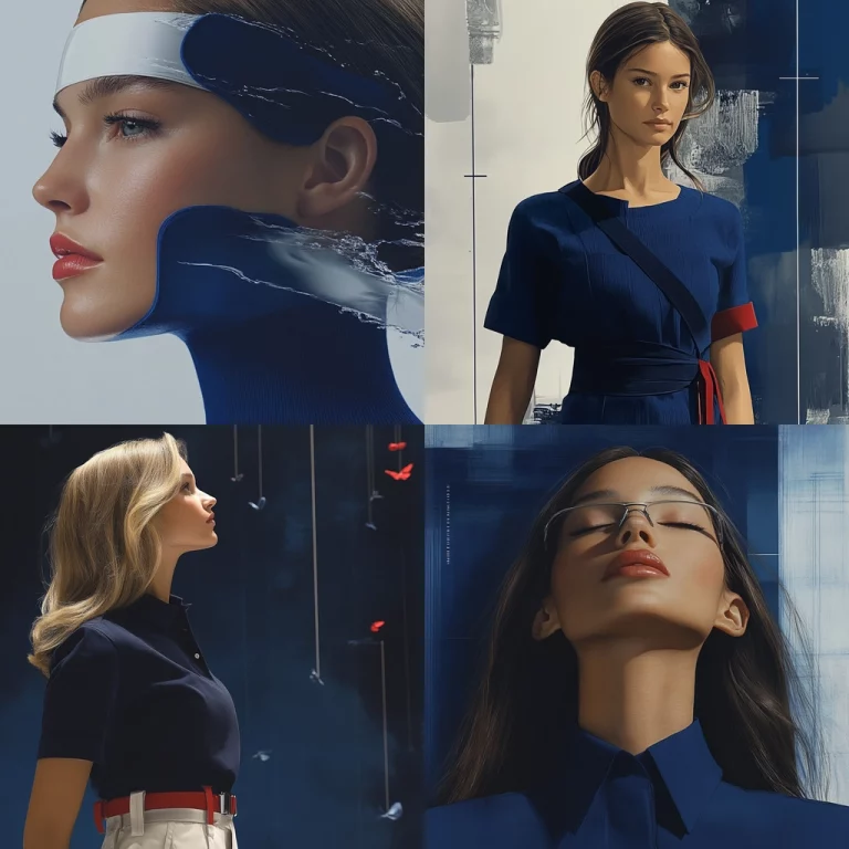 Blue and Red Contrast - Midjourney style sref code