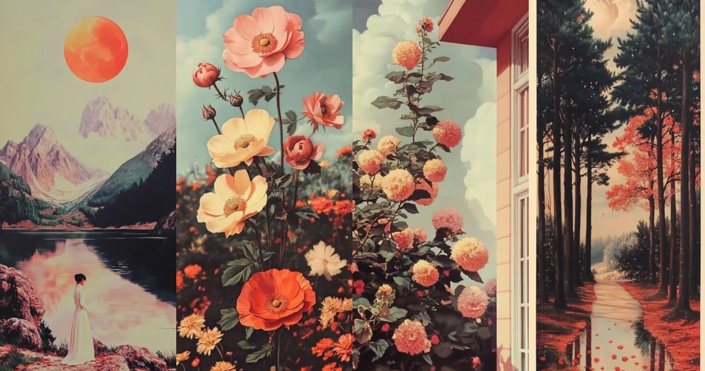 Warm Vintage Landscaping - Midjourney style sref code