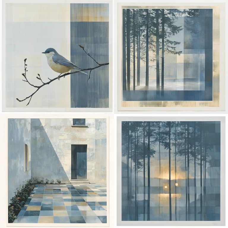 Subdued Geometric Tonalism - Midjourney style sref code