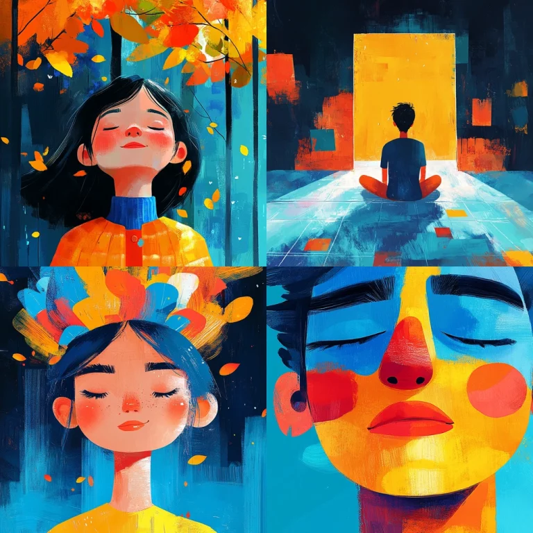 Vibrant Autumn Expressionism - Midjourney style sref code