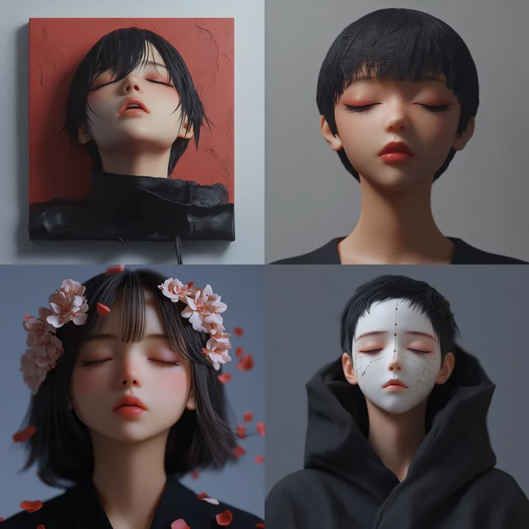 Muted Monochrome Harmony - Midjourney style sref code