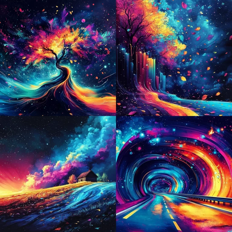 Vivid Spectrum Flow - Midjourney style sref code