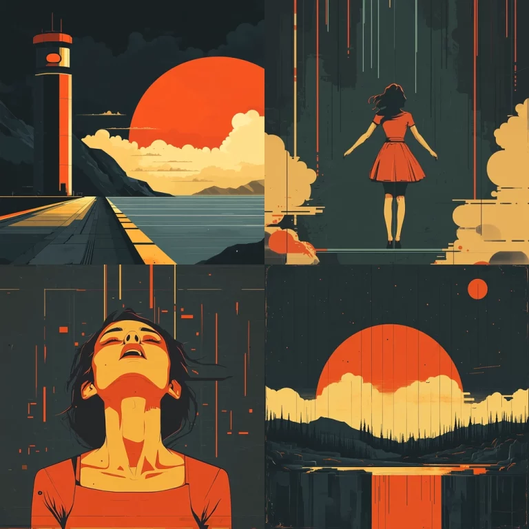 Cinematic Sunset Contrast - Midjourney style sref code