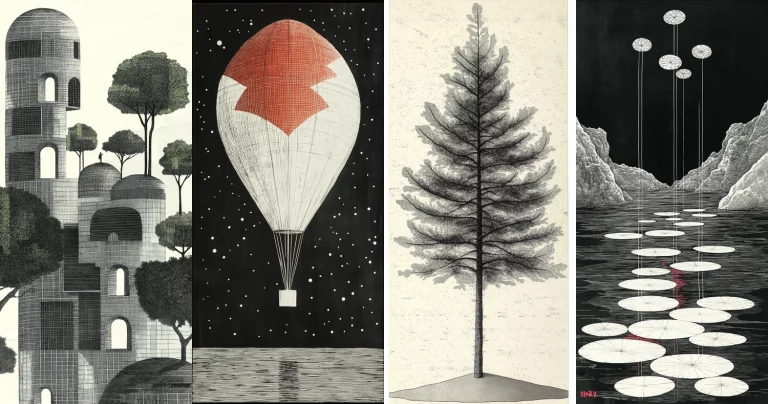 Subtle Monochrome Contrast - Midjourney style sref code