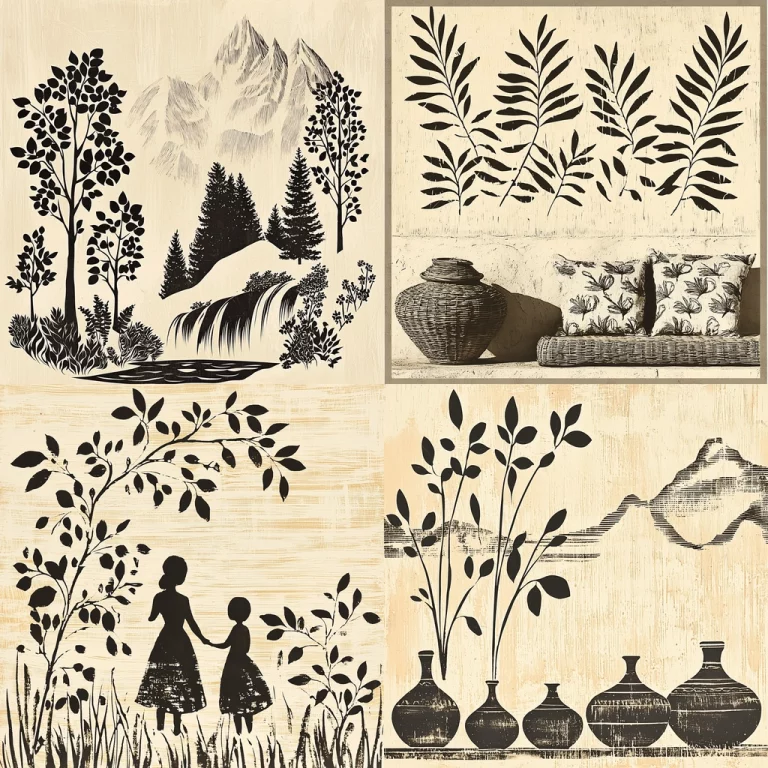 Beige Silhouette Contrast - Midjourney style sref code