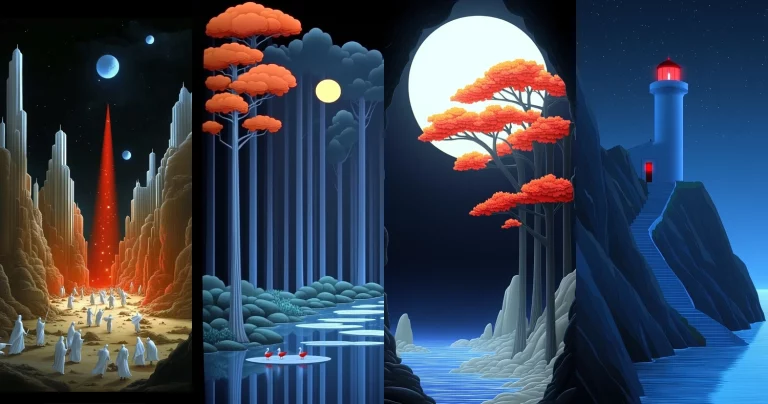 Cool Tones and Bold Lighting - Midjourney style sref code