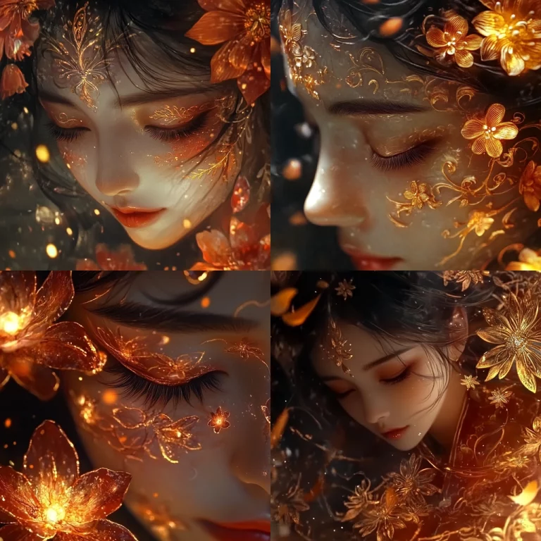 Luminous Floral Warmth - Midjourney style sref code