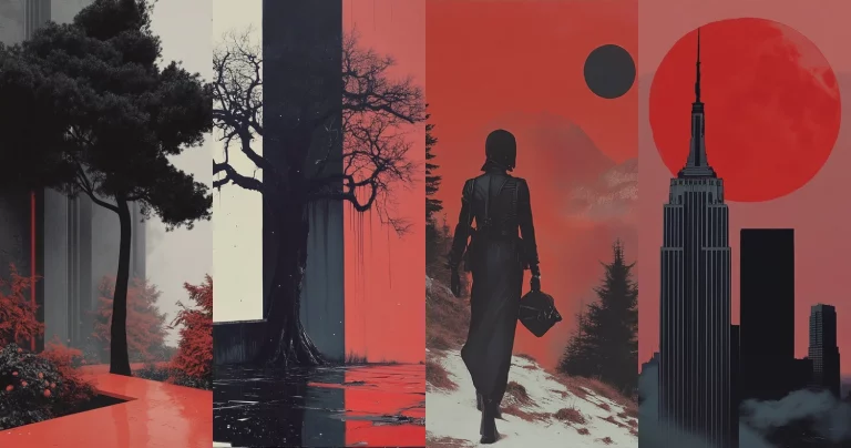 Monochrome High Contrast Noir - Midjourney style sref code