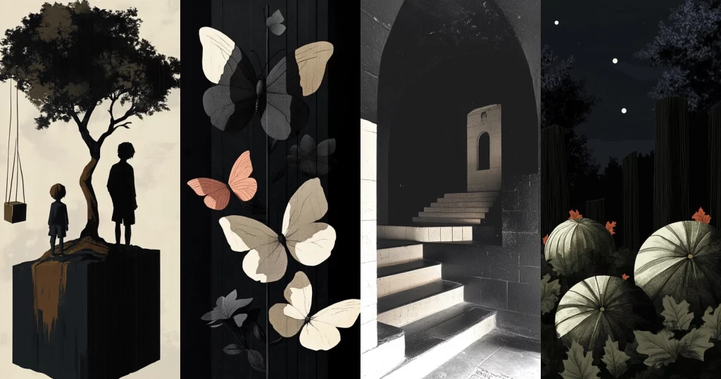 Shadowed Monochrome Contrast - Midjourney style sref code