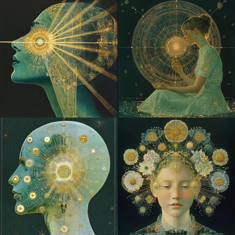 Radiant Geometric Lighting - Midjourney style sref code