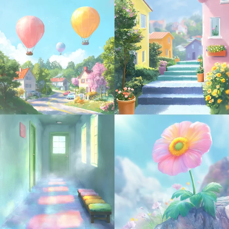 Pastel Urban Dreamscape - Midjourney style sref code