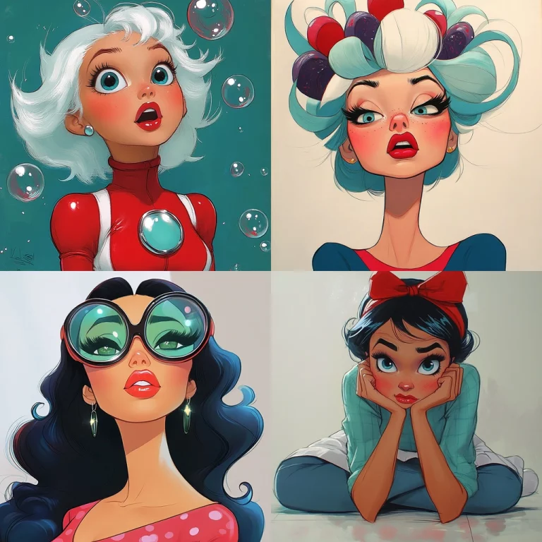 Vibrant Pop Illustration - Midjourney style sref code