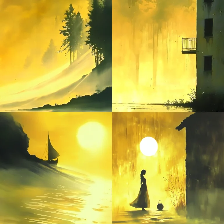 Golden Mist Illumination - Midjourney style sref code