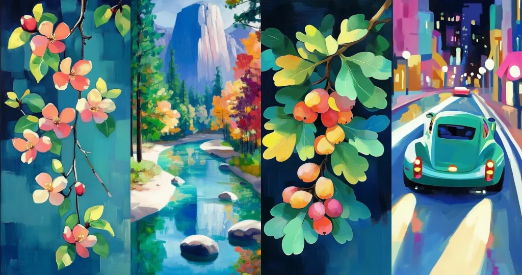 Vivid Color Contrast - Midjourney style sref code