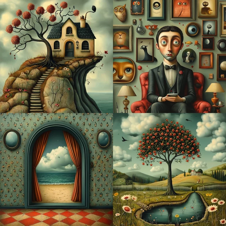 Symbolic Ornamental Surrealism - Midjourney style sref code