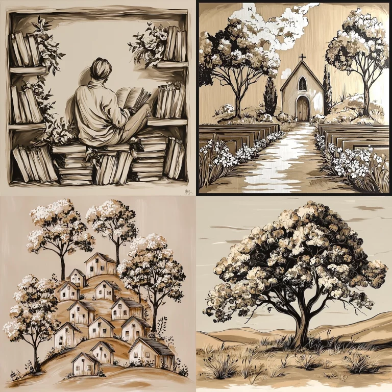 Sepia Tone Sketchwork Expression - Midjourney style sref code