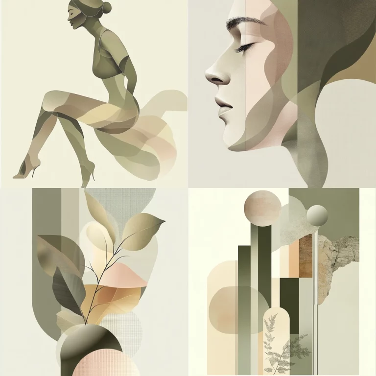 Earthy Abstract Forms - Midjourney style sref code