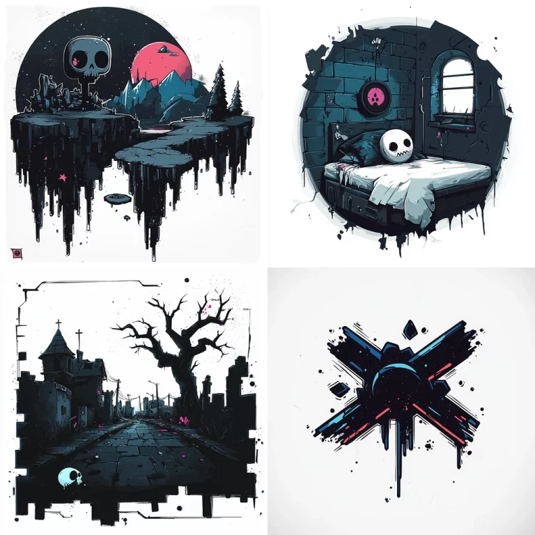 Dark Ink Contrasts - Midjourney style sref code