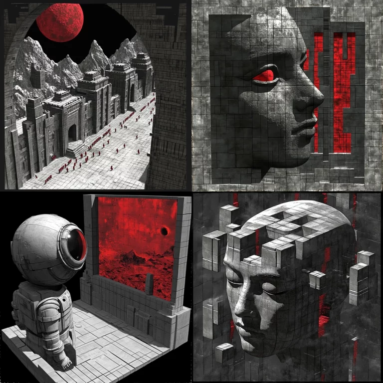 Monochrome Red Contrast - Midjourney style sref code