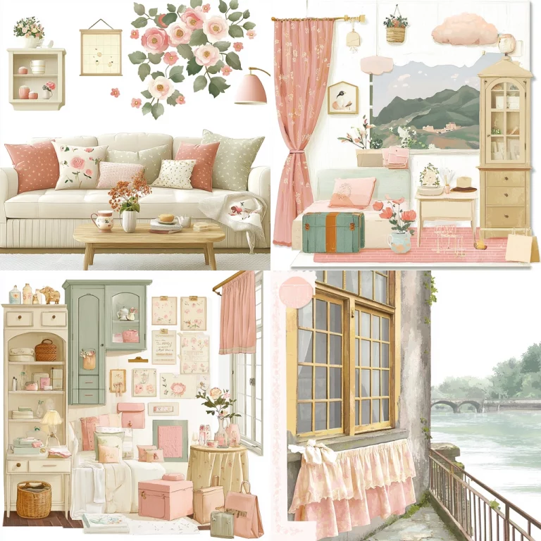 Pastel Vintage Aesthetic - Midjourney style sref code 