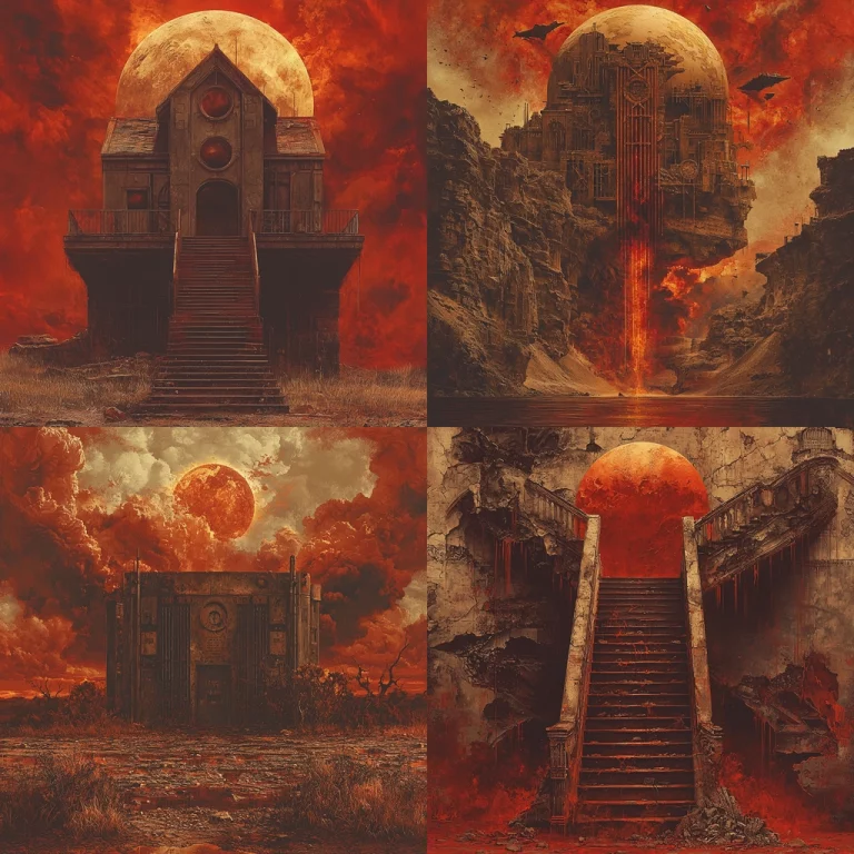 Fiery Lighting with Textured Surfaces - Midjourney style sref code