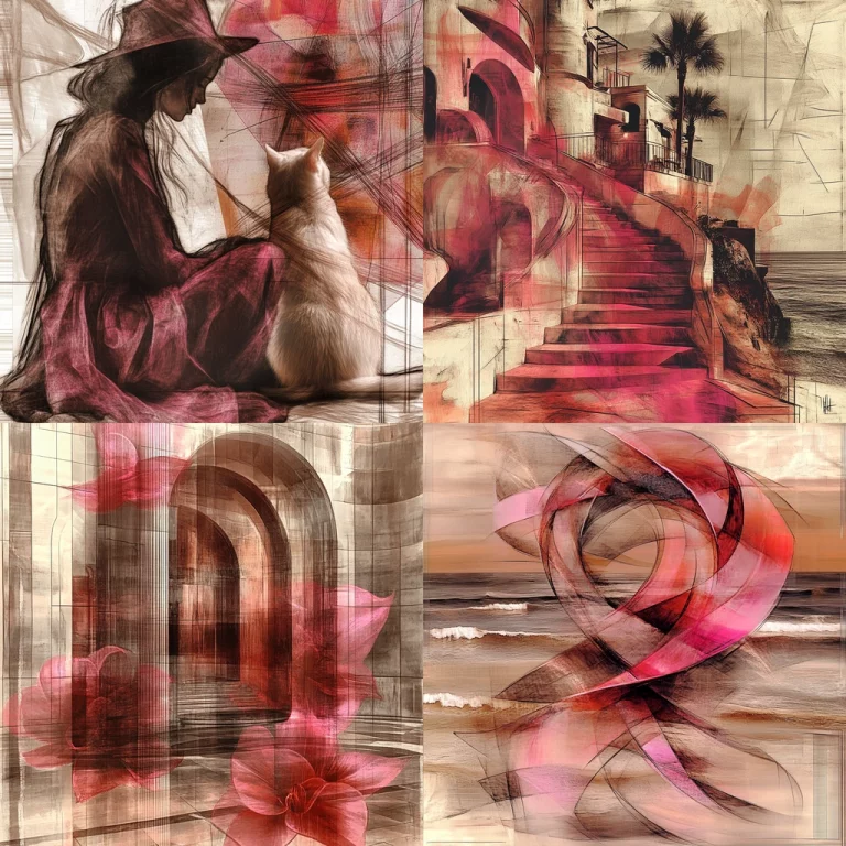 Sepia Wash with Fluid Highlights - Midjourney style sref code