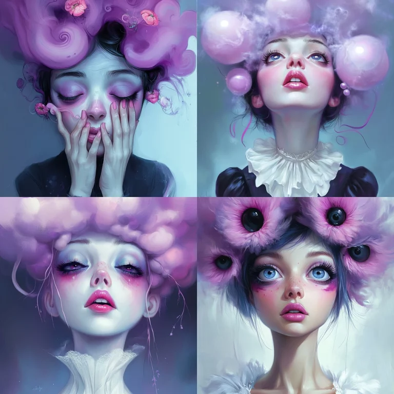 Pastel Surreal Clouds - Midjourney style sref code