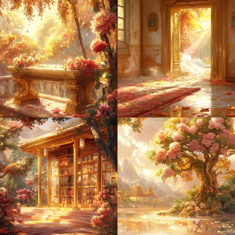 Golden Autumn Glow - Midjourney style sref code