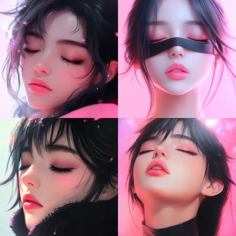 Glossy Pastel Portraiture - Midjourney style sref code