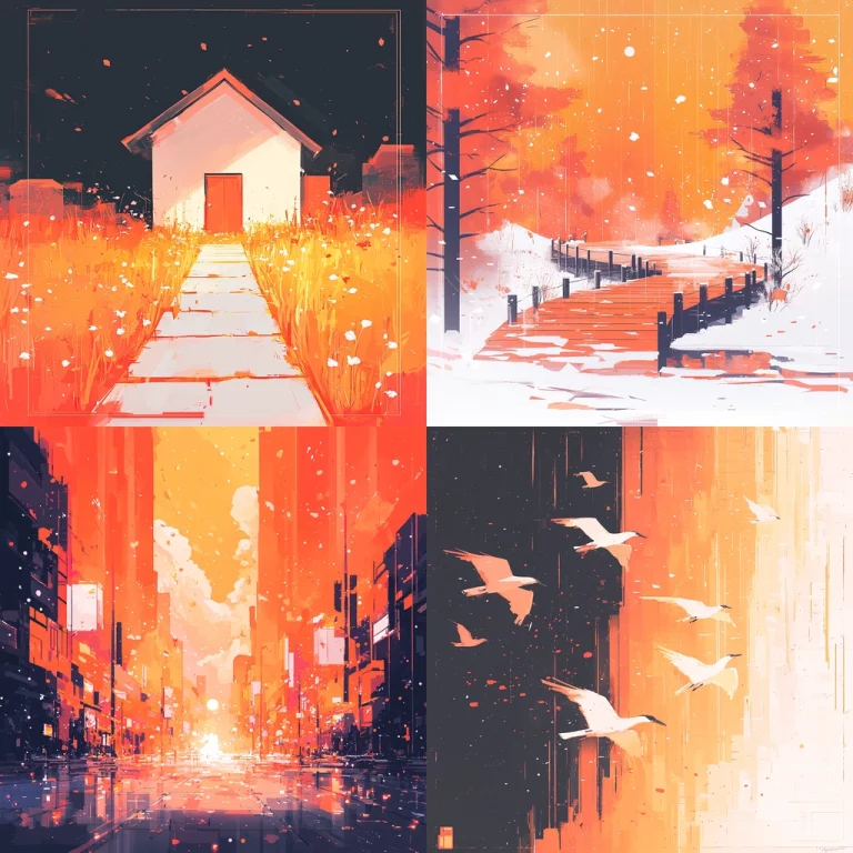 Vivid Lighting with Textured Warmth - Midjourney style sref code