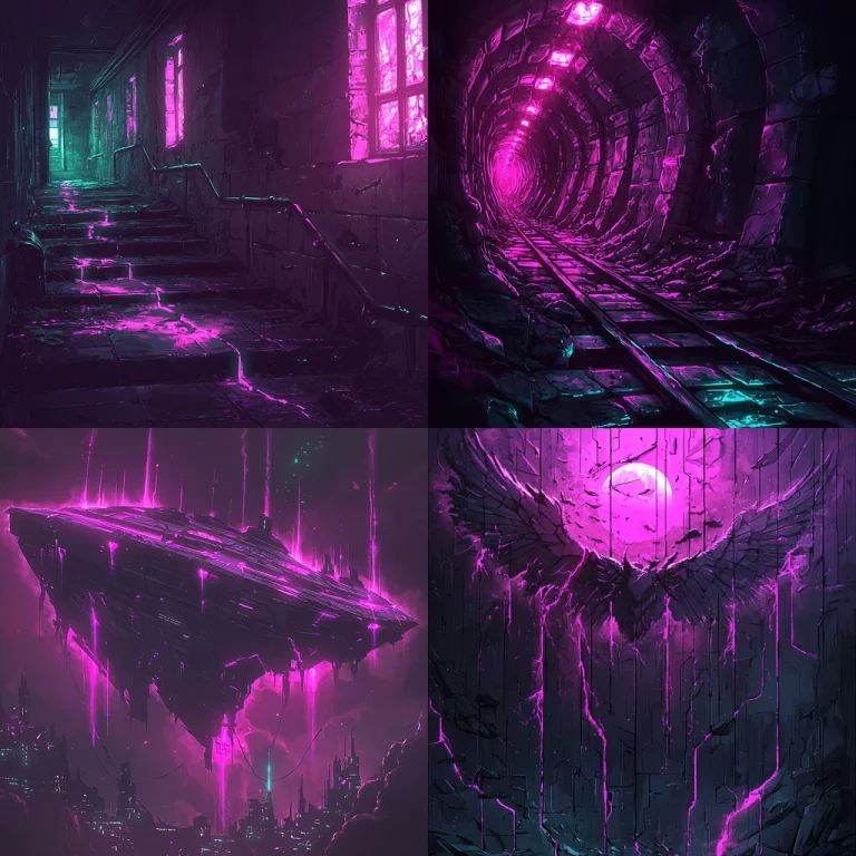 Neon Futuristic Glow - Midjourney style sref code