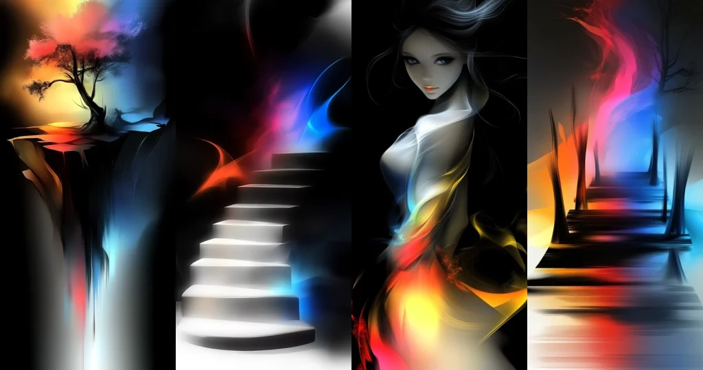 Intense Color Transitions - Midjourney style sref code