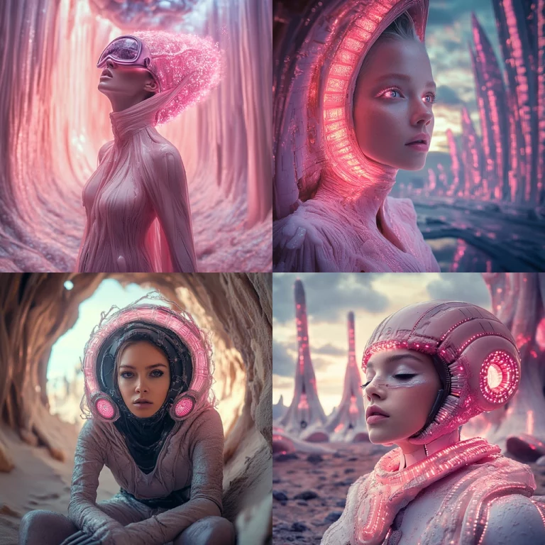 Futuristic Neon Glow - Midjourney style sref code