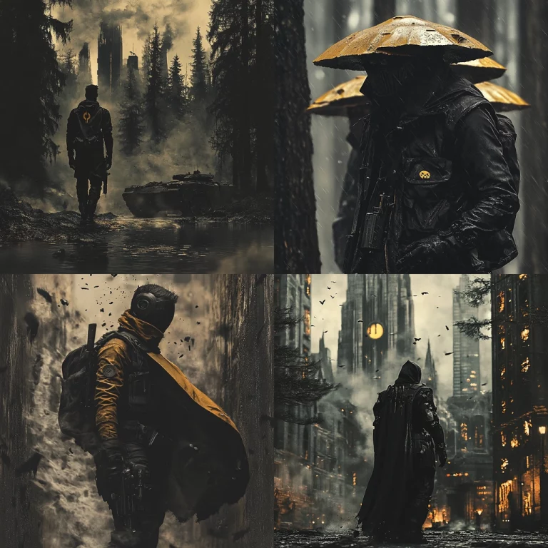 Dark Dystopian Urban Visions - Midjourney style sref code