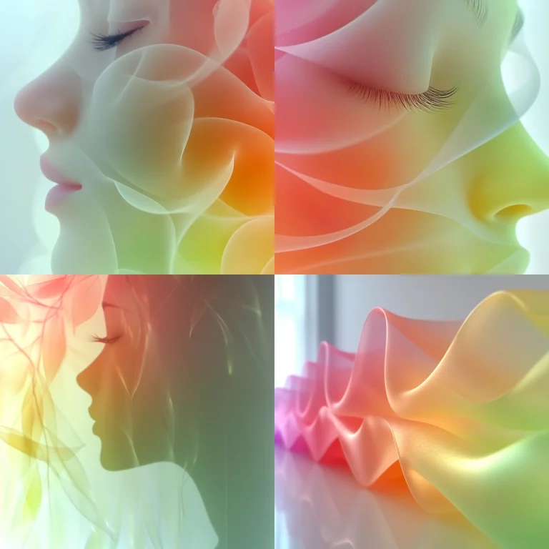 Gradient Silhouette Glow - Midjourney style sref code