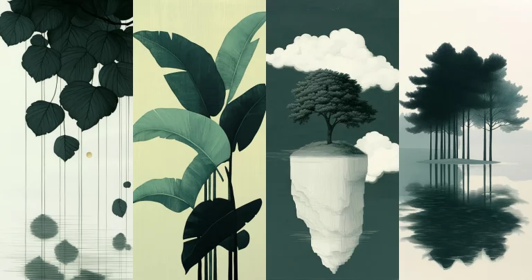 Muted Botanical Harmony - Midjourney style sref code