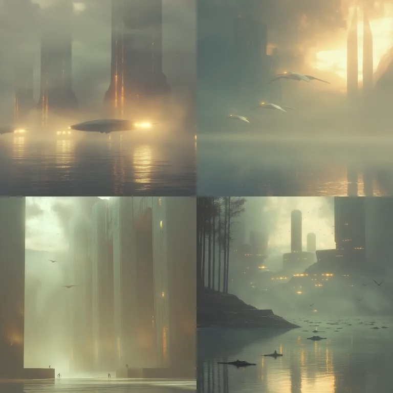 Misty Gold Hue Contrast - Midjourney style sref code